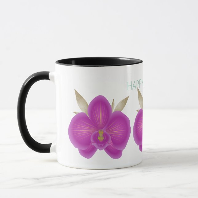 Taza Mother's Day Mug with Floral Pattern and Heartfelt (Izquierda)