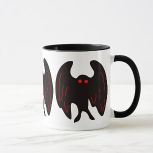 Taza Mothman Cryptid Monster