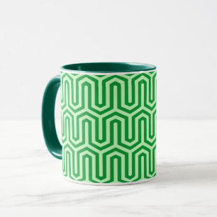 Taza Motif egipcio Deco - verde jade