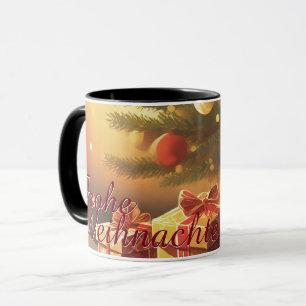 Taza Motiv, mit Geschenken unterm Weihnachtsbaum 37016