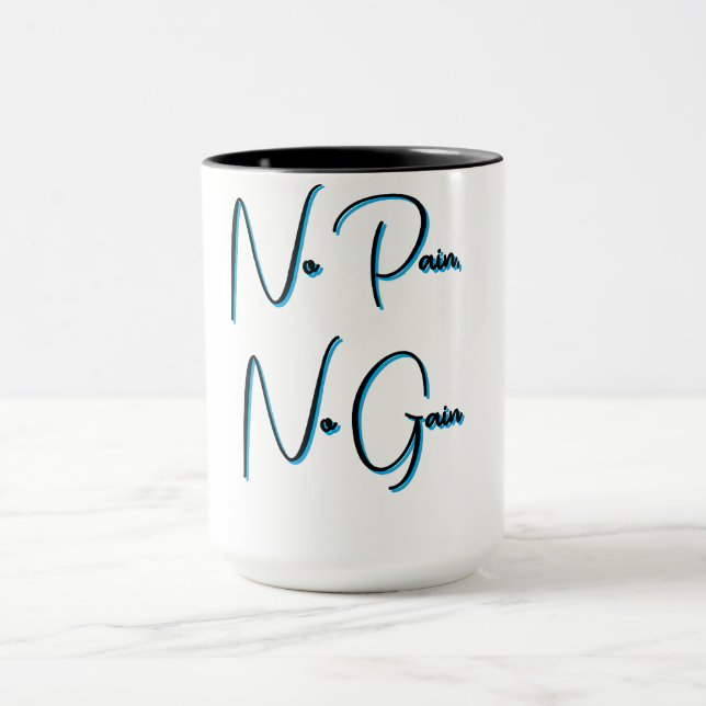 Taza Motivación de gimnasio para gays (Centro)