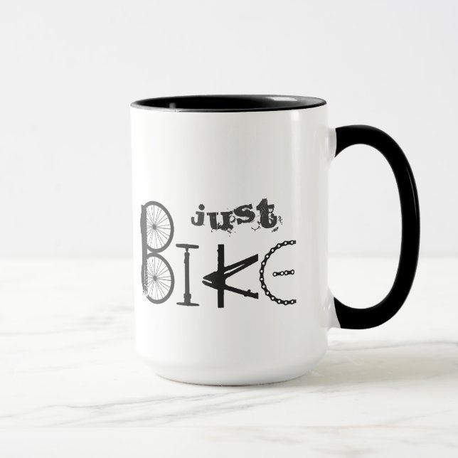 Taza Motivación de la bicicleta, la bicicleta, el cicli (Derecha)