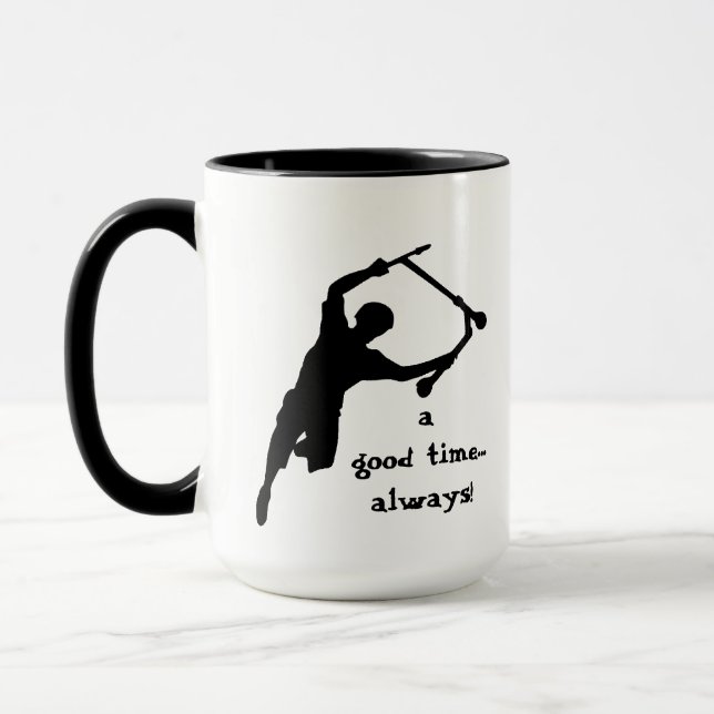 Taza Motivación del Skateboarding Cita Buena Hora Siemp (Izquierda)