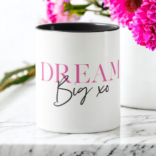 Taza Motivación Inspiradora grande del sueño