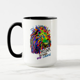 Taza Motivación matutina Lion Mug
