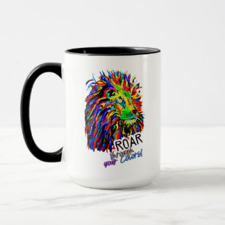 Taza Motivación matutina Lion Mug