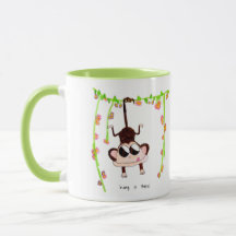 Taza Motivacional de Mono - Aguanta – Taza Motivac