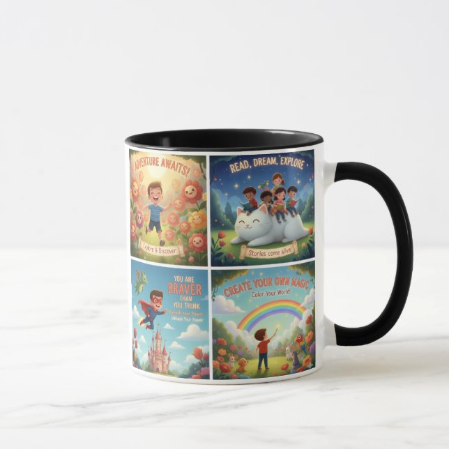 Taza Motivational Quotes for Children's Rooms & Classro (Derecha)