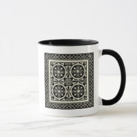 Motivo de Mandala en blanco y negro por Vision Stu