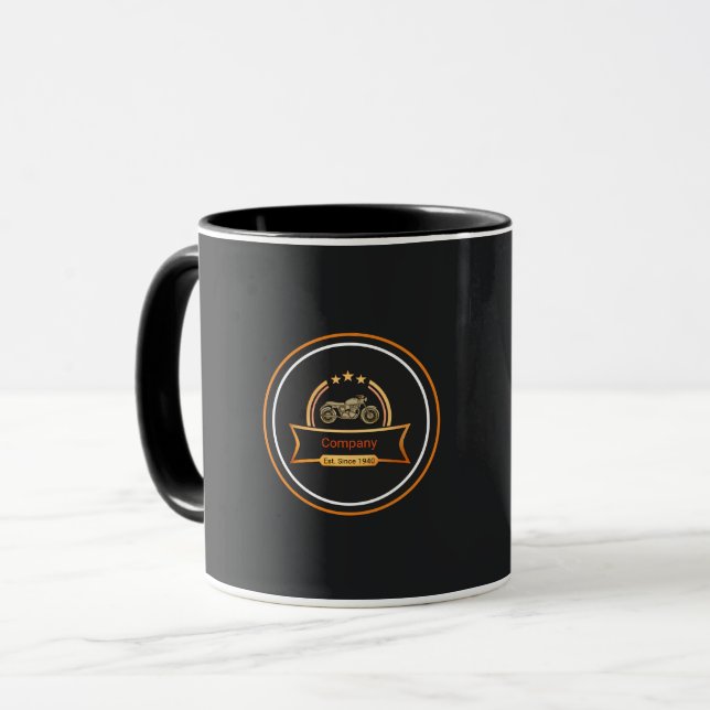 Taza Motocicleta de época (Anverso izquierdo)