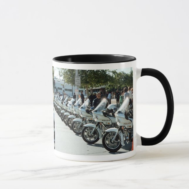 Taza Motocicletas de la policía de LA USA (Derecha)