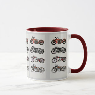TAZA MOTOCICLETAS DE VINTAJE