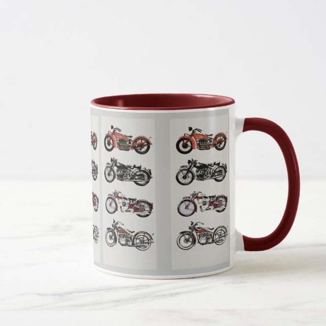 TAZA MOTOCICLETAS DE VINTAJE (Derecha)