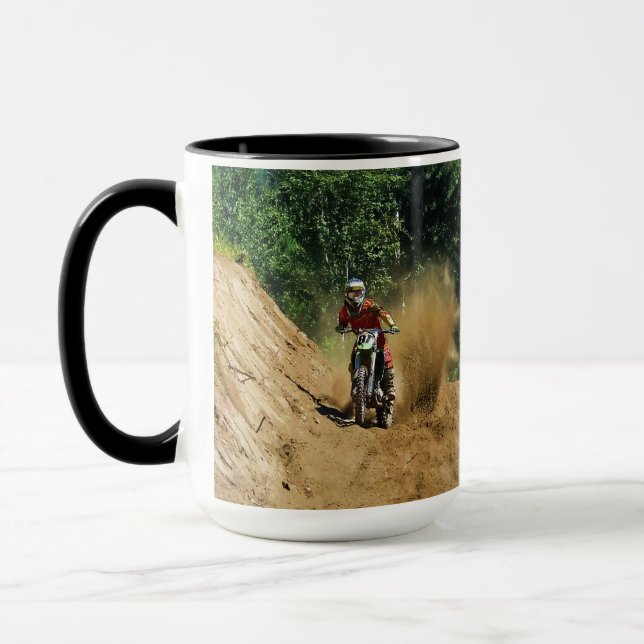 Taza Motocross Dirt Bike Champion Race (Izquierda)