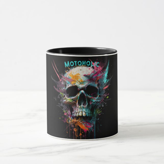 Taza Motohólico de Acuarela (Centro)