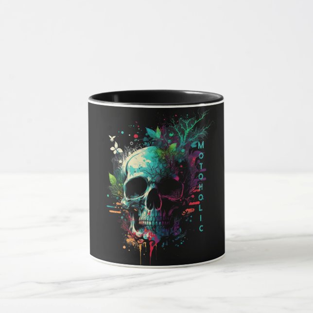 Taza Motohólico de Acuarela (Centro)