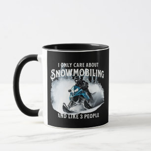 Taza Motonieve divertido Motonieve 