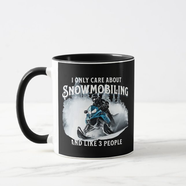 Taza Motonieve divertido Motonieve  (Izquierda)