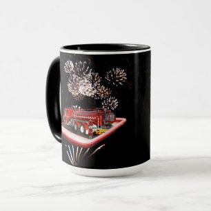 Taza Motor De Fuego Con Fuego,