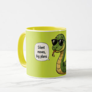 Taza Movimientos Silenciosos, Grandes Planes Frase Mo