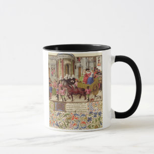 Taza Ms 2617 Theseus hace una entrada triunfal en Athen
