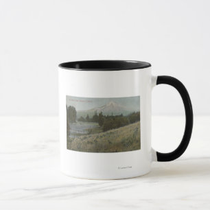 Taza Mt. Capilla, Oregon - vista de la montaña de la