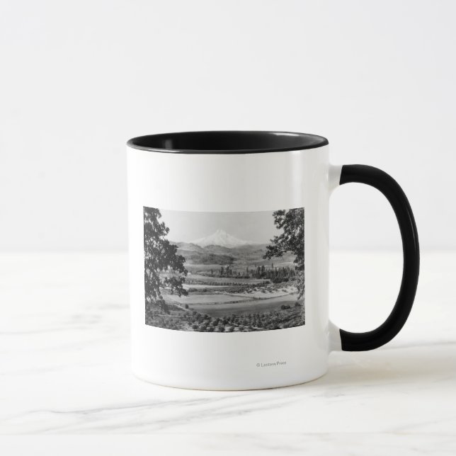 Taza Mt. Hood de Hood River Valley Photograph (Derecha)