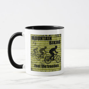Taza MTB en bicicleta de montaña