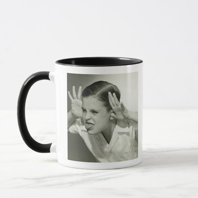 Taza Muchacho que hace la cara (Izquierda)