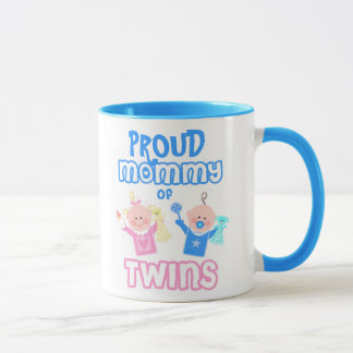 Taza Muchacho y chica del gemelo del día de madre de la