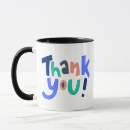 Taza "Muchas gracias" Muestre su más sincero agradecimi