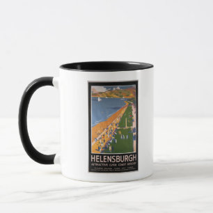 Taza Muchedumbres a lo largo del poster de los
