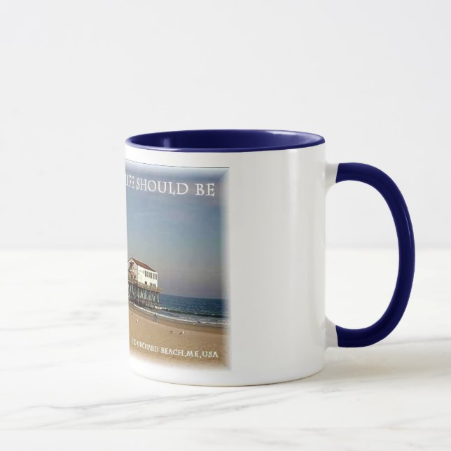 Taza Muelle de Old Orchard Beach, Maine (Derecha)