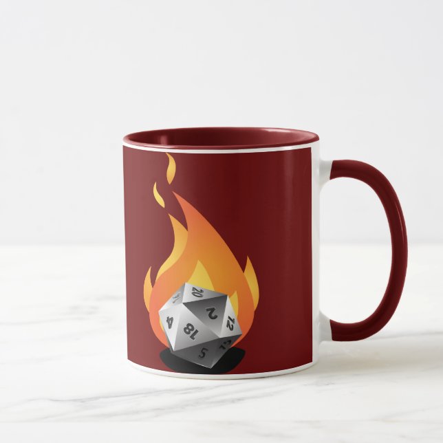 Taza Muera en un fuego (D.I.A.F) (Derecha)