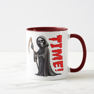 Taza Muerte deiluye a la parca de Reaper humorístico