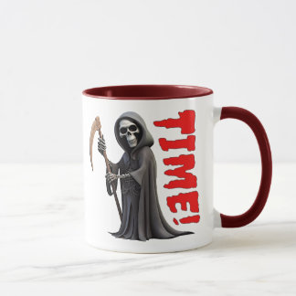 Taza Muerte deiluye a la parca de Reaper humorístico