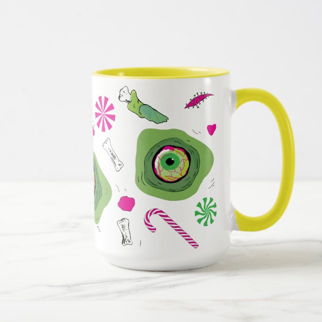 Taza ¡Muerte Y Dulce Zombie! (Derecha)