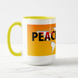 Taza Muertes de bebeg de paz contra guerra