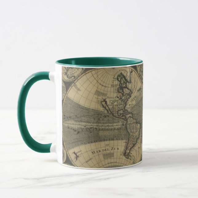 Taza Muertes de mapas del mundo antiguo (Izquierda)