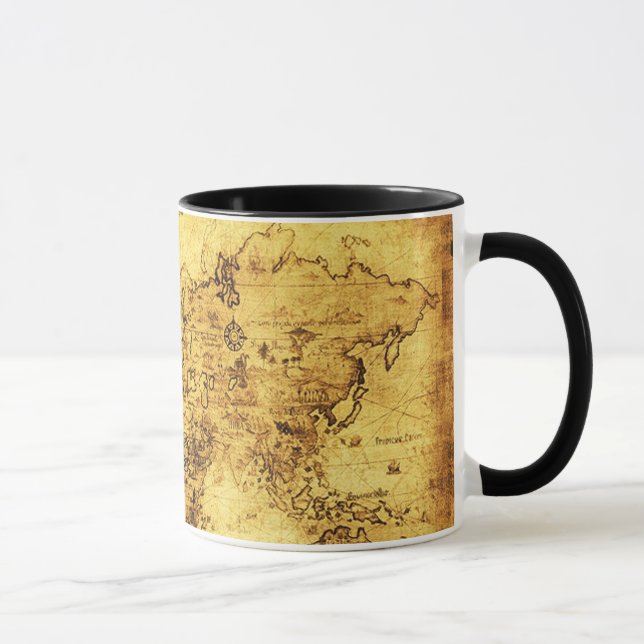 Taza Muertes de mapas del mundo antiguo (Derecha)