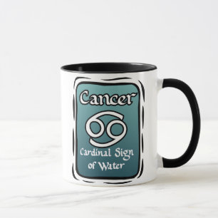 Taza Muestra del zodiaco del cáncer