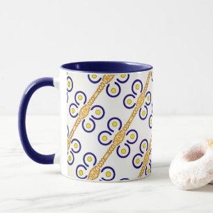 Taza MUG 11 oz con magnífico diseño azul y