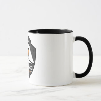 Taza Mug 2 colores Blanco/Negros con logotipo