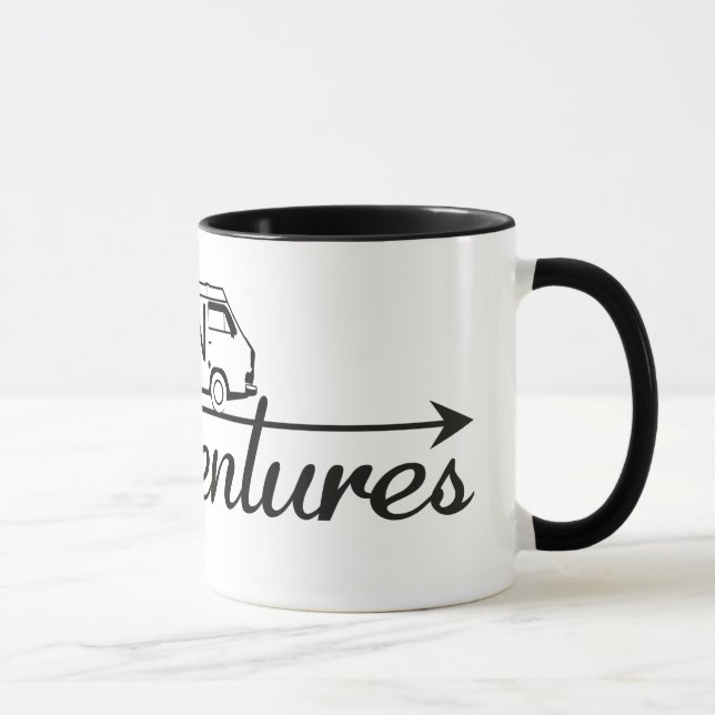 Taza Mug 2 colors Van Adventures (Derecha)