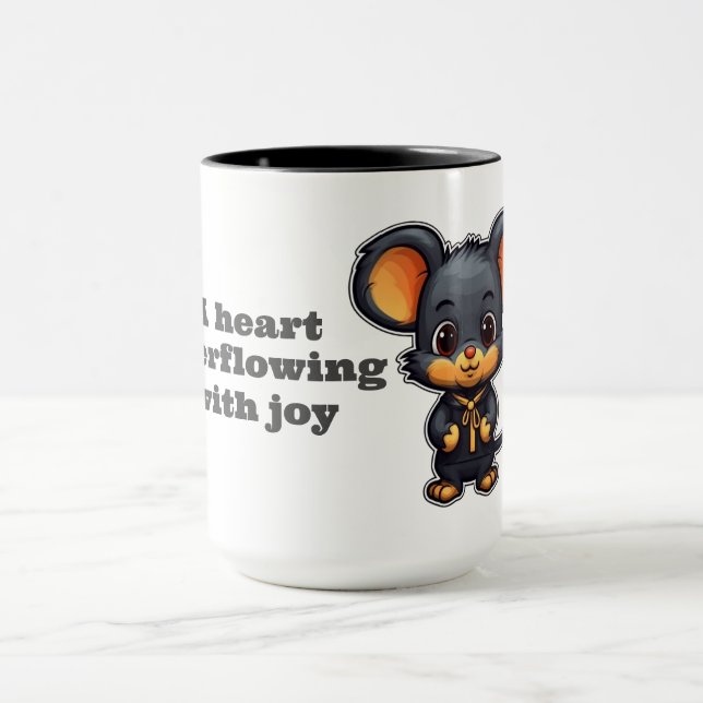 Taza Mug A heart overflowing with joy (Centro)