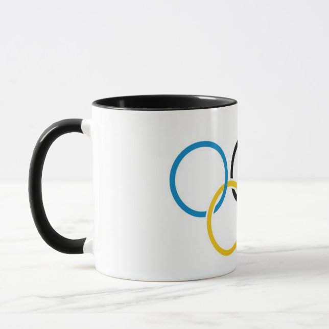 Taza Mug acuarela de espíritus olímpicos (Izquierda)