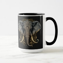 Mug acuática para elefantes místicos