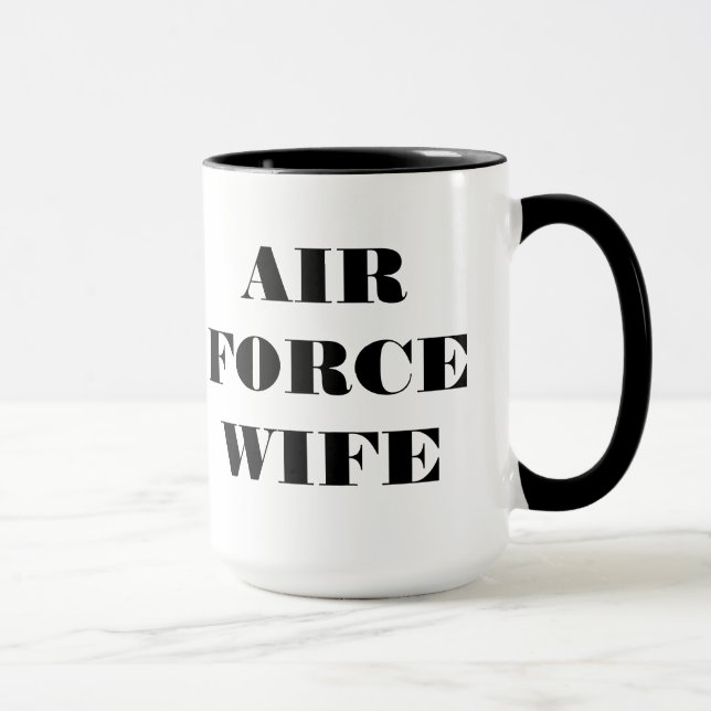 Taza Mug Air Force Wife (Derecha)