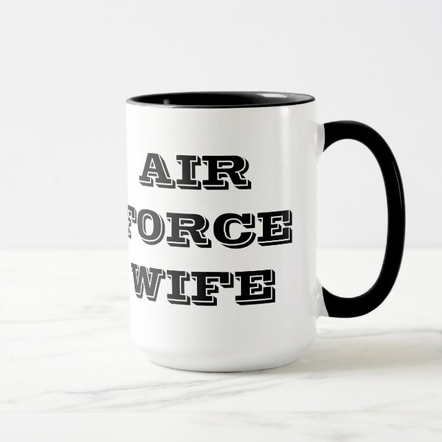 Taza Mug Air Force Wife (Derecha)