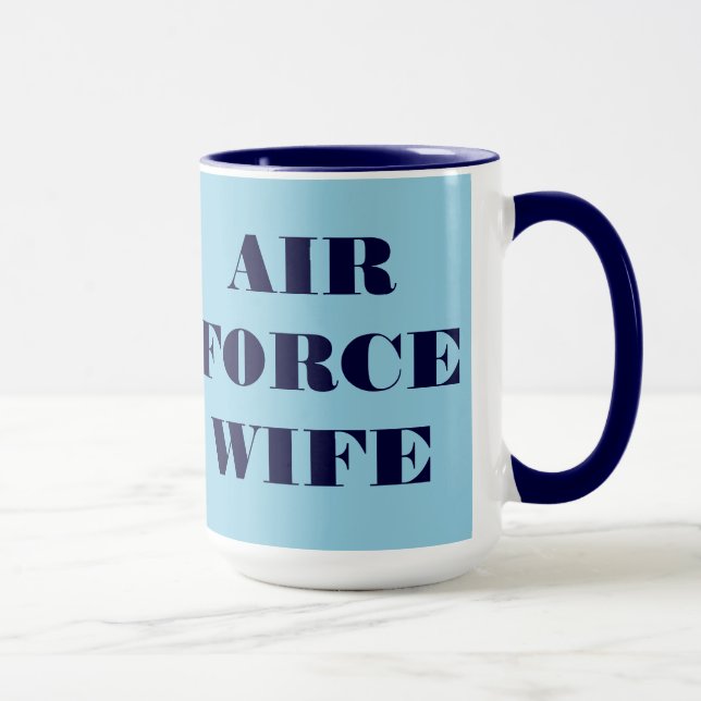 Taza Mug Air Force Wife (Derecha)
